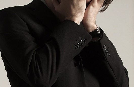 Pelican Jigsaw #design #graphic #photography #portrait #hands #face #suit