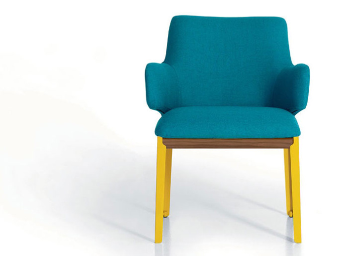 Armchair With a Unique Silhouette