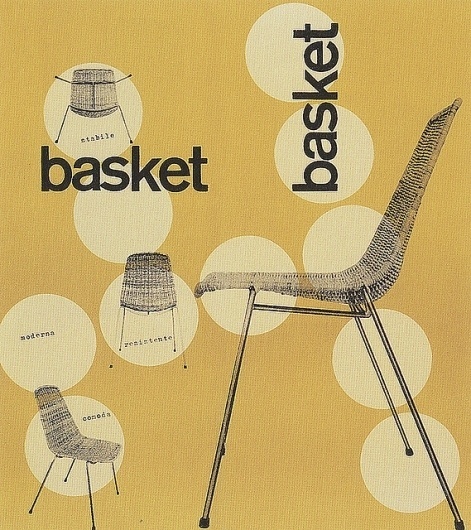 Max Huber, Basket, 1951 #max #huber #design #graphic #1951 #poster