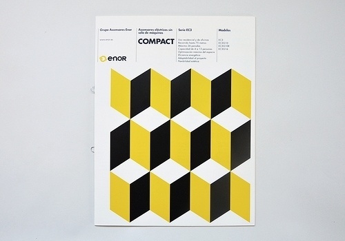 » catálogo ascensores enor Flickrgraphics #typography #layout #magazine cover