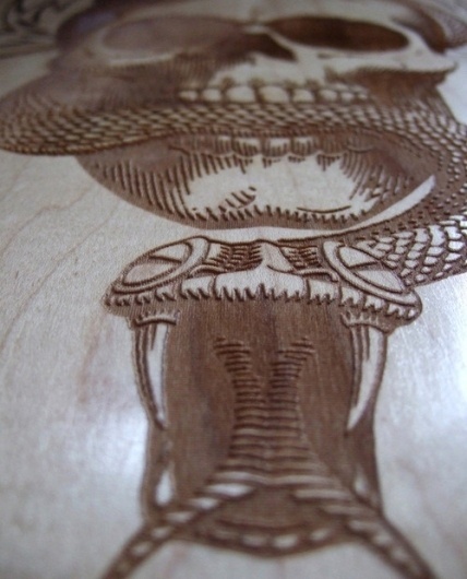 Tumblr #laserengraving #board #skate