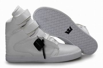 Supra Kid Footwear Tk Society ALl White - Supra Skate Shoes #shoe