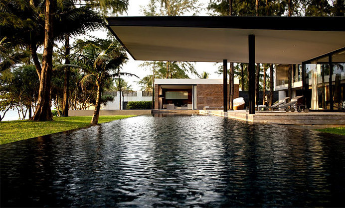 Seafront House as Paradise Retreat at Thailand swimming pool #house #design #dream #home #pool #architecture