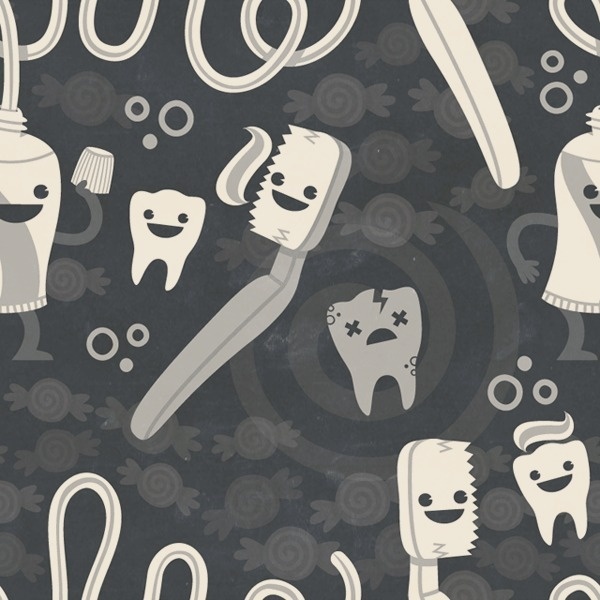 Dental Hygiene Pattern, Philip Tseng #philip #tseng #pattern #dentist