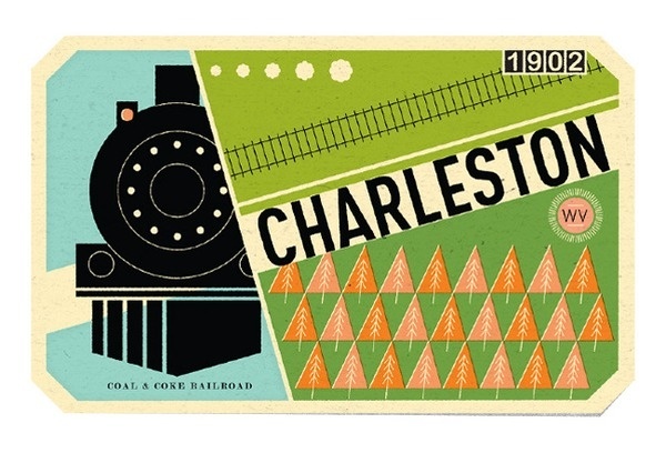 Brad Woodard #colorful #graphic #retro