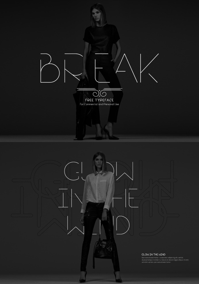 Break | Free Typeface