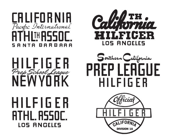 Glenn Wolk Badges For Tom Hilfiger