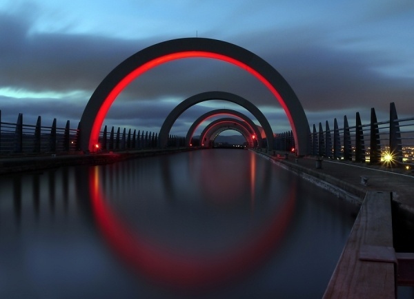 500px / Photo #rings #red #water #cityscape #sky #photo #photograph #landscape #night