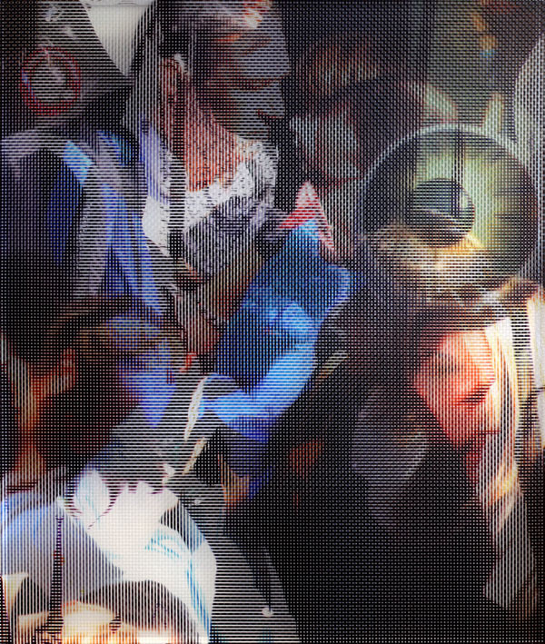christoffer joergensen, abstract, faces, art, fine art, color, bold