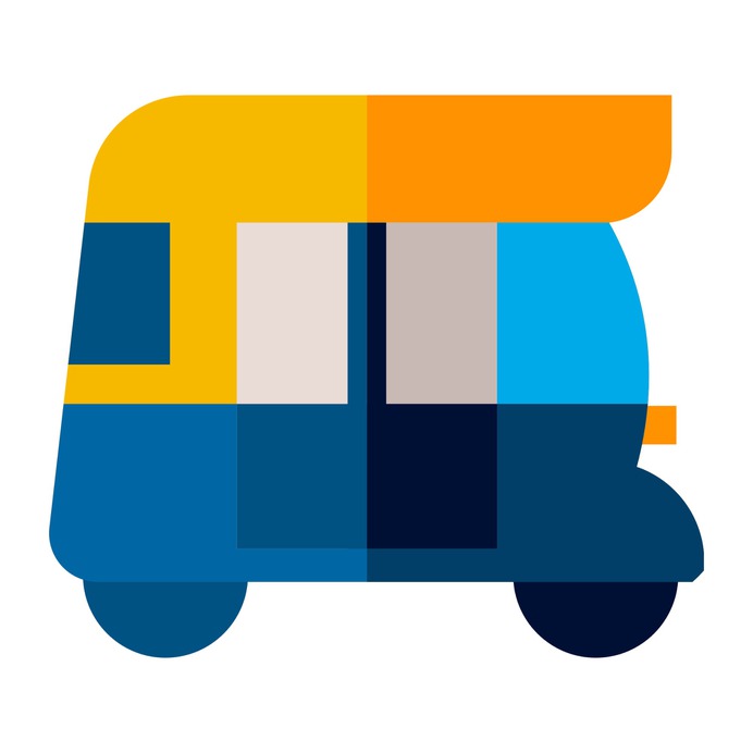 See more icon inspiration related to tourism, rickshaw, travel, cultures, Tuk tuk, transportation and transport on Flaticon.