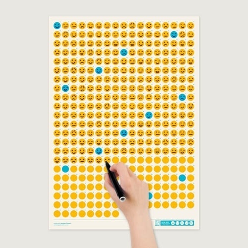 howwasyourdaycalendar1.jpg (JPEG Image, 500x500 pixels) #calender #simplicity #print #poster #mood