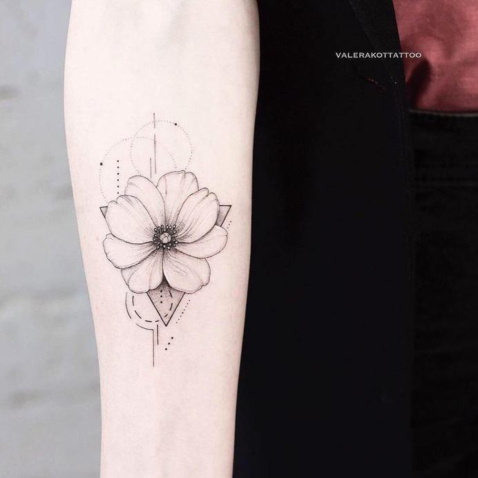 Flowers, geometry and not even peonies