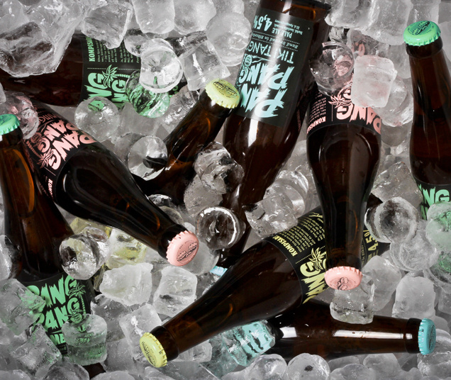 Brewery #brewery #beer #branding #packaging #pink #design #graphic #snask #identity #typography