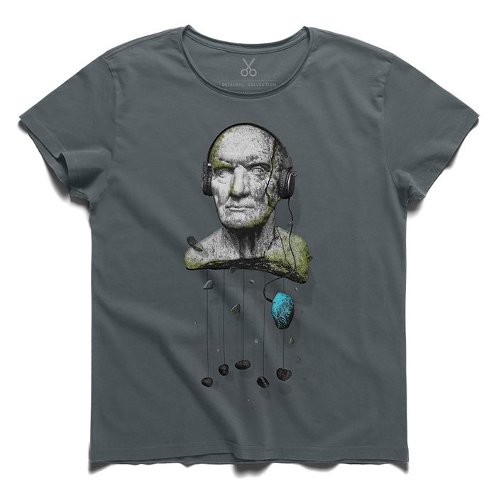 #moonlight sonata #smoke blue #tee #tshirt #shams tabrizi #music #bust #headphone