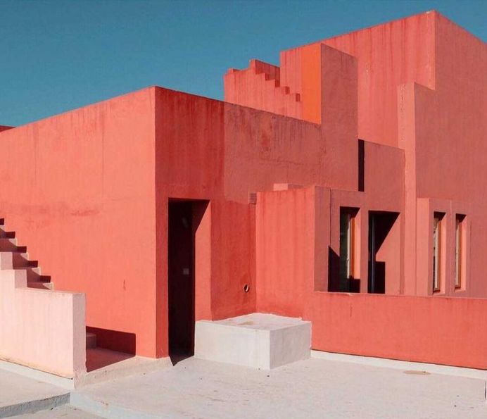 Aesthetic and Color Pop Architecture Photos by Tekla Evelina Severin