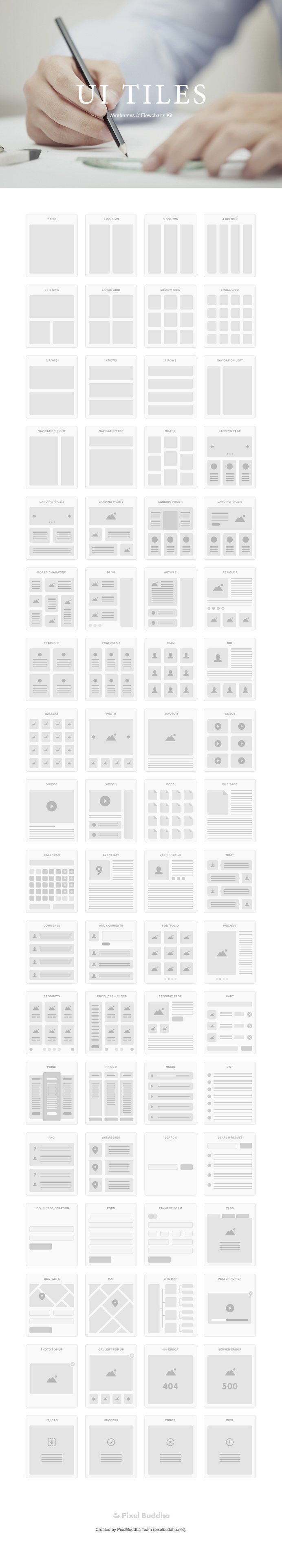 UI Tiles #web