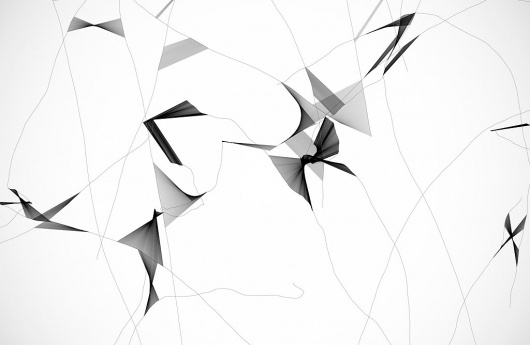 Slivers – Series of three procedural drawings / anfischer.com #illustration #ink #pen #and