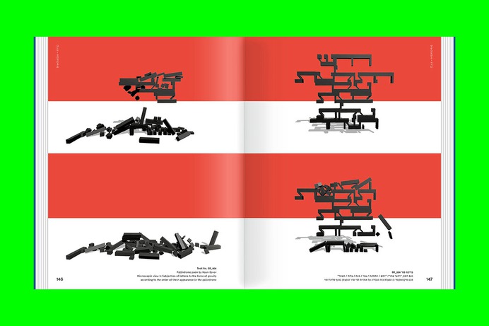This is the first book to combine the similarities and components of Hebrew and Latin script based on years of research and experimentation!

CONTENT
— Inspiring visual representations of Latin and Hebrew letters.
— Methods and rules enabling a rhizomatic exploration of experimental typography.
— The project received the New York's TDC awards.

ABOUT
Kobi Franco is a Tel Aviv based designer, researcher, curator, and the Head of the Master's in Design Program at Shenkar College in Tel Aviv. He owns a leading studio specializing in design for culture and art. His work has been exhibited in a variety of exhibitions in Israel and around the world. The book Molecular Typography Laboratory is the result of five years of research in experimental typography. The project has been showcased in several exhibitions and has received numerous awards, including Typographic Excellence from New York's Type Directors Club. 


Publisher: Slanted Publishers
Author, Editor, Concept: Kobi Franco
Design: Kobi Franco
Release: January 2025
Format: 21 × 27 cm
Volume: 224 pages
Language: English, Hebrew
Printing: Offset printing with spot colors, NINO Druck
Bookbinding: Open thread-stitching with black thread, dust jacket
Paper: Munken Print White 1.5 115 g/sm (Inside), 300 g/sm (cover)
ISBN: 978-3-948440-79-4
Price: € 42.–