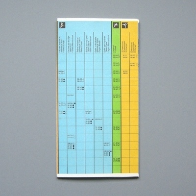 Otl Aicher 1972 Munich Olympics - Timetables #otl #1972 #aicher #olympics #munich