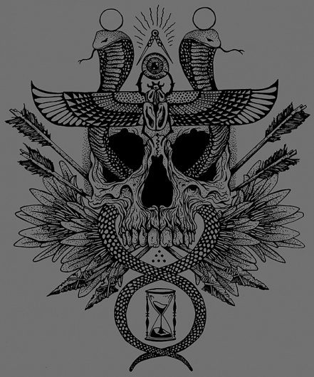 Jorden Haley: HULL // Sole Lord #haley #jordan #snake #illustration #hull #skull