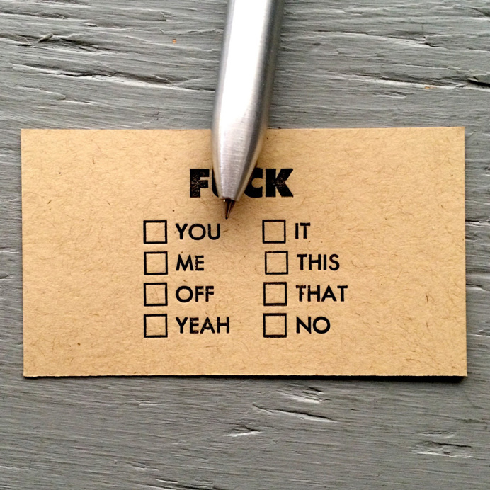 fuck? #survey #design