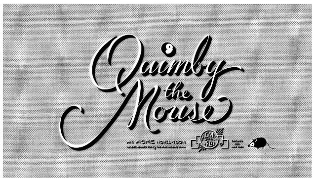 Quimby the Mouse by Chris Ware #movie #lettering #title #chris #card #retro #ware #type
