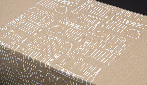 Le KIT #branding #packaging #box #wood #tool #menuiserie #carpentry #kit #le #carpenter
