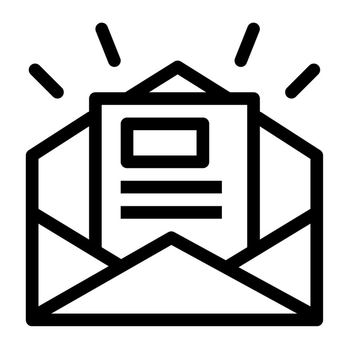 See more icon inspiration related to document, newsletter, file, email, information, page, envelope, message, business, communications and interface on Flaticon.