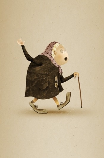 Little Red Riding Hood and the Wolf on the Behance Network #riding #little #hood #red