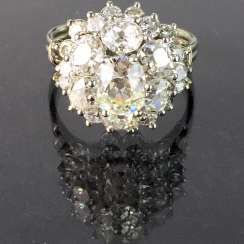 Precious ladies ring with brilliant / brilliant-solitaire-Ring: about 3.5 carats, solitaire, about 1 carat in 950 platinum!!!