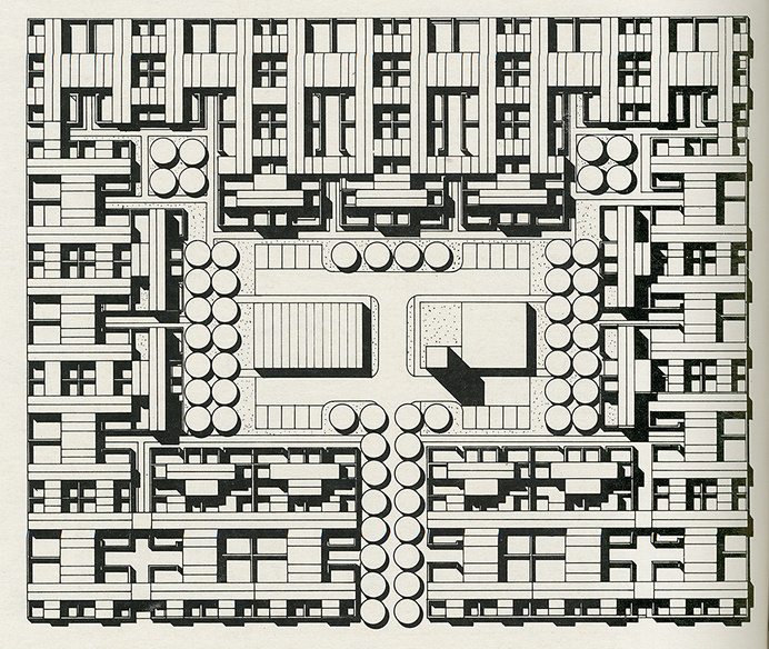 Eduardo Ortiz L. Auca. 41 1981: 12 | RNDRD #plan #l #city #ortiz #auca #architecture #eduardo