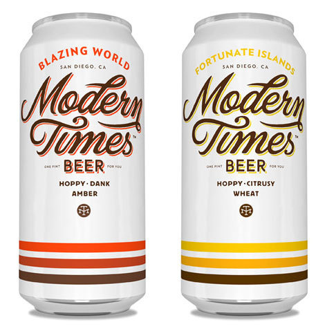 Modern Times Beer Cans #packaging #beer #cans