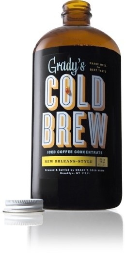 Grady's Cold Brew #coffee #product #bottle #typography
