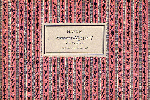 Penguin Scores no. 30: 1956 #garamond #pattern #musical #tschichold #jan #music #penguin #score