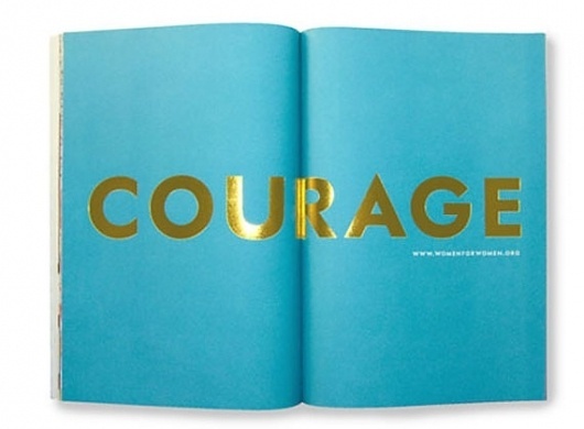 KateSpadecourage.jpg (JPEG Image, 570 × 420 pixels) #print #gold #foil