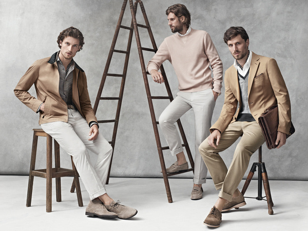 Ermenegildo Zegna - Primavera Estate 2014 Uomo - Rosa e Beige #fashion #male #2014 #zegna