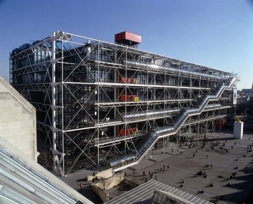 Design Fodder (Centre Pompidou brand by Jean Widmer.) #building #architecture #branding