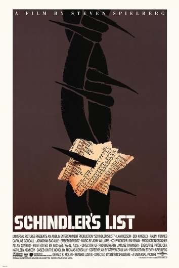 By Saul Bass #bass #steven #icon #schindlers #saul #design #illustration #spielberg #film #list