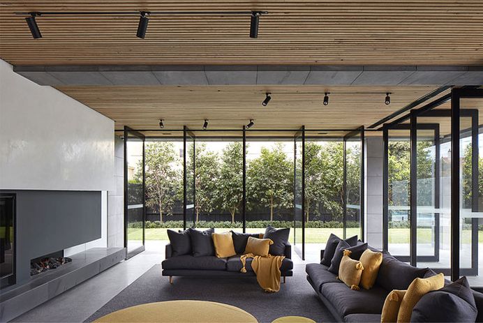 Natural and Aged Materials Integrated the Quarry House Decor
