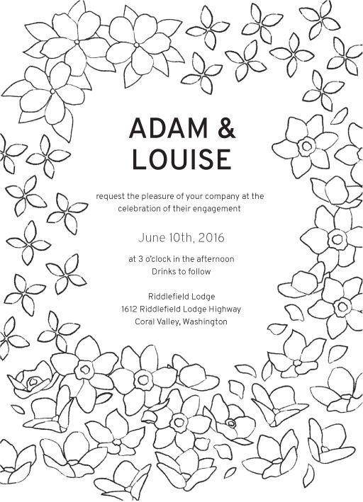 Blooms - Engagement Invitations #paperlust #engagement #engagementinvitation #invitation #engagementcards #engagementinspiration #weddingst