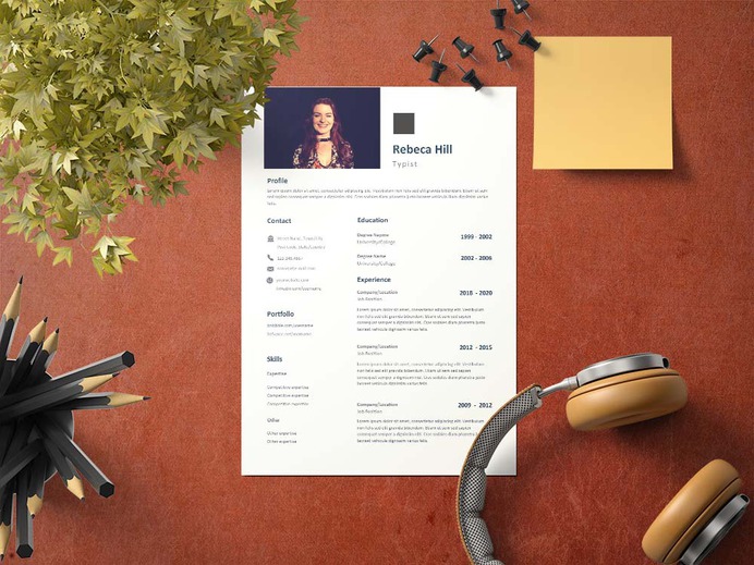 Free Typist Resume Template
