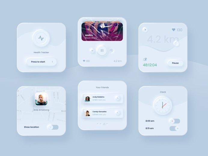 SKEUOMORPH FITNESS APP | APPLE WATCH BY MAIS TAZAGULYAN
