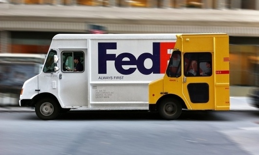 Fedex: Always first truck | THEINSPIRATION.COM l THIS IS WH▲T INSPIRES US #van #advert
