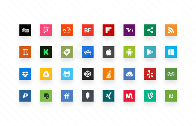 Minimal Social Media Icon
