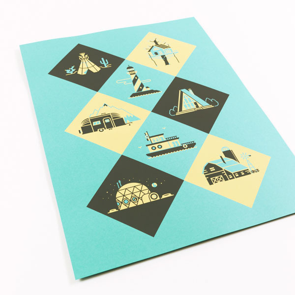 Image of Home Sweet Home Poster #home #illustration #poster