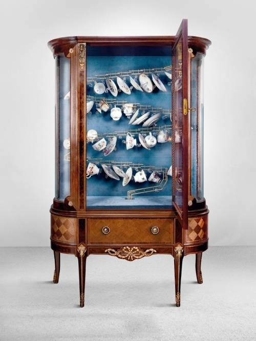 "Not My Cup Of Tea" at Chamber Boutique/Gallery | Chinese music box #sculpture #installation #box #tea #music #antique