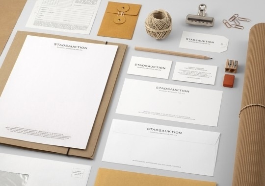 Stadsauktion by BrittonBritton | The Design Ark #stadsauktion #stationary #by #identity #brittonbritton #cards
