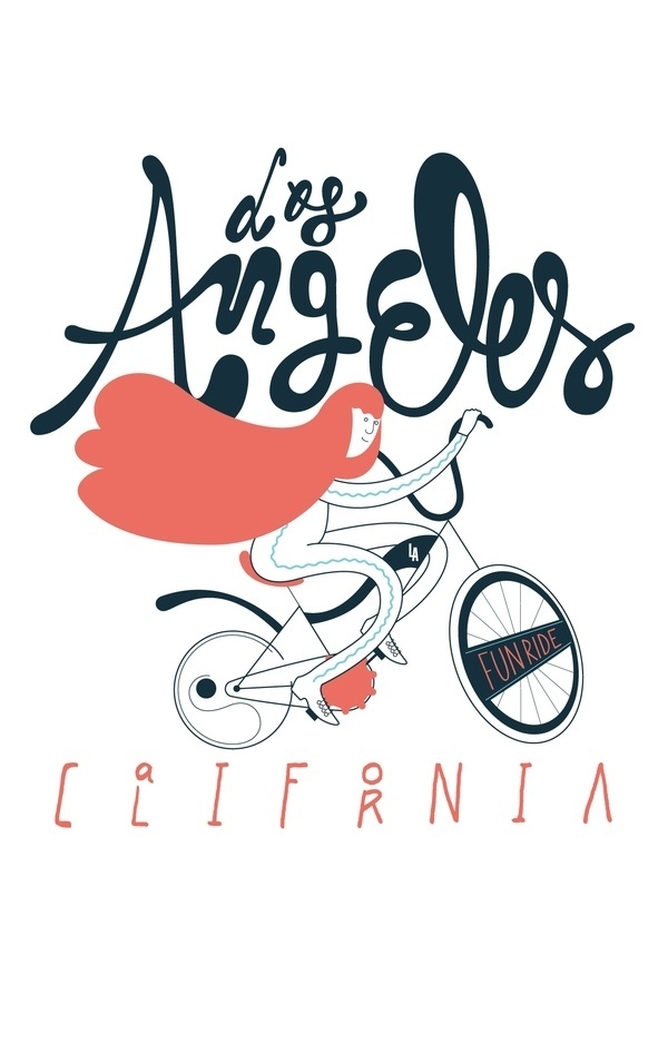 Los Angeles Tees en el Behance Network #illustration #patten #shirts #typography