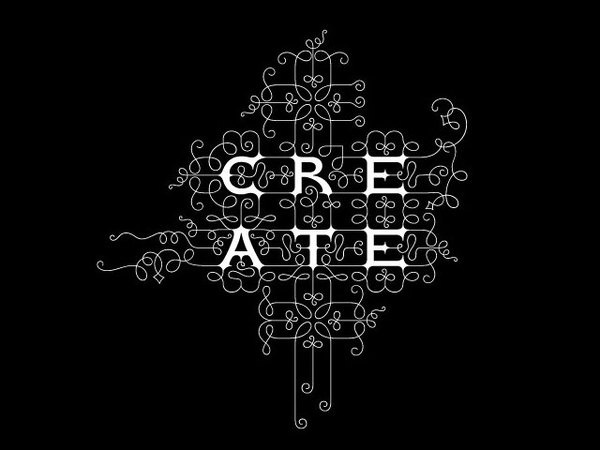 marian bantjes #pattern #black #ornament #ornamental #type #typography