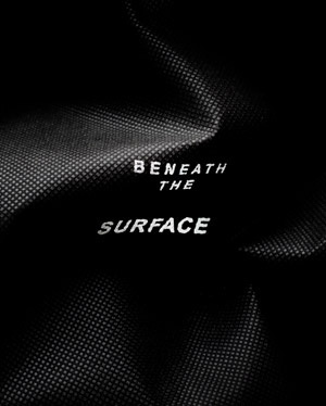 type in space black and white